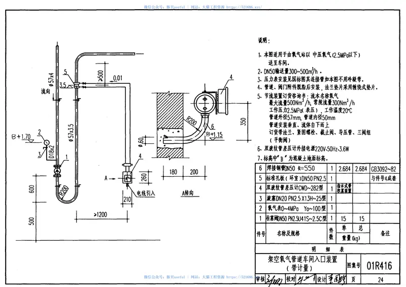 01R416室内动力管道装置安装-乙炔氧气管道6 预览图