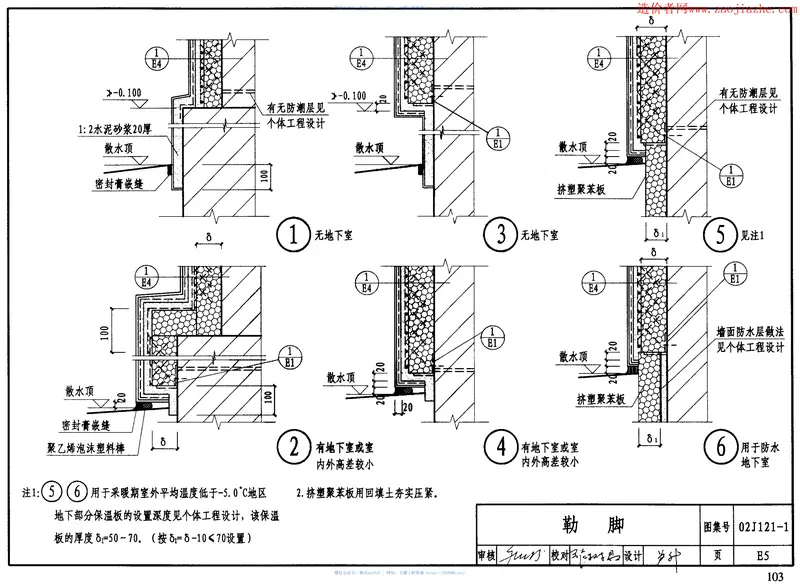 02J121-1外墙外保温建筑构造图集 预览图