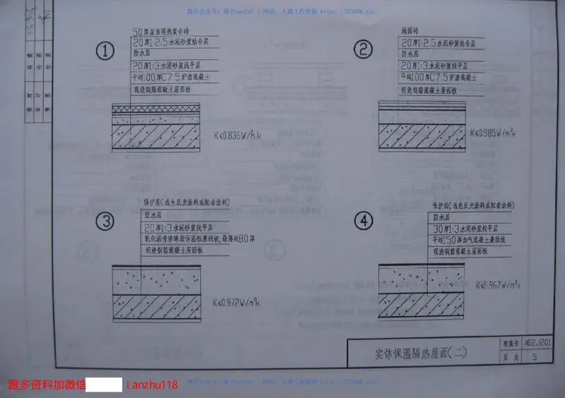 川02J201夏热冬冷地区节能建筑屋面 预览图