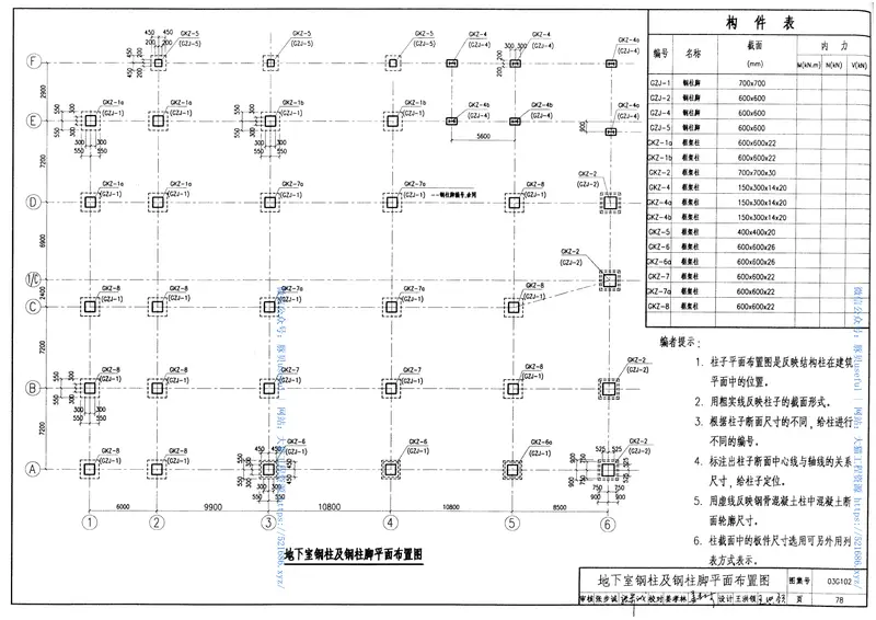 03G102钢结构设计制图深度和表示方法 预览图