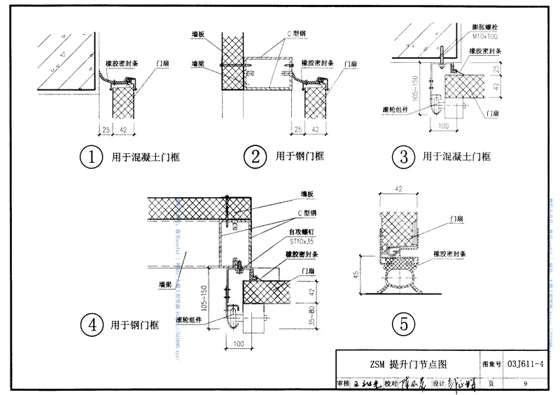 03J611-4铝合金、彩钢、不锈钢夹芯板大门 预览图