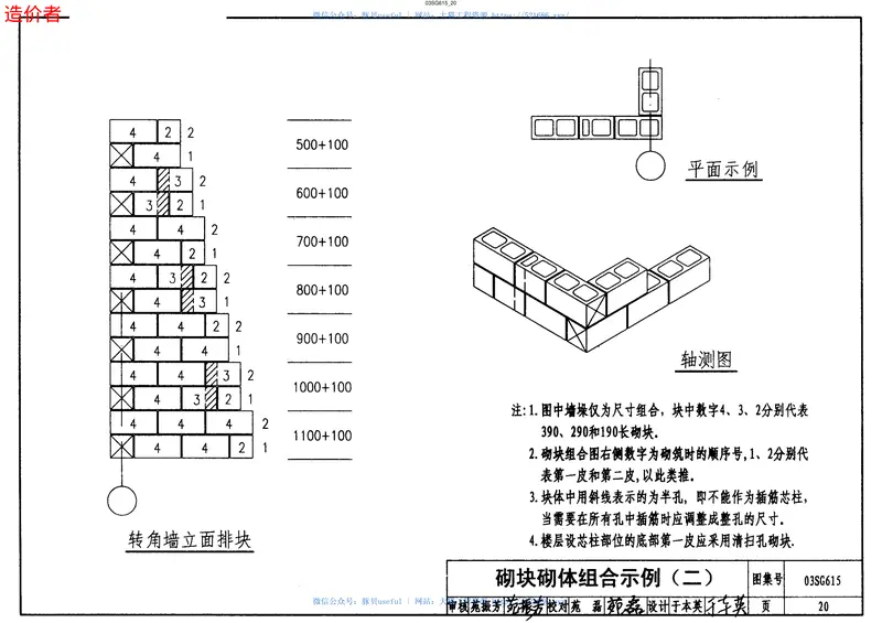 03SG615(配筋混凝土砌块砌体建筑结构构造) 预览图