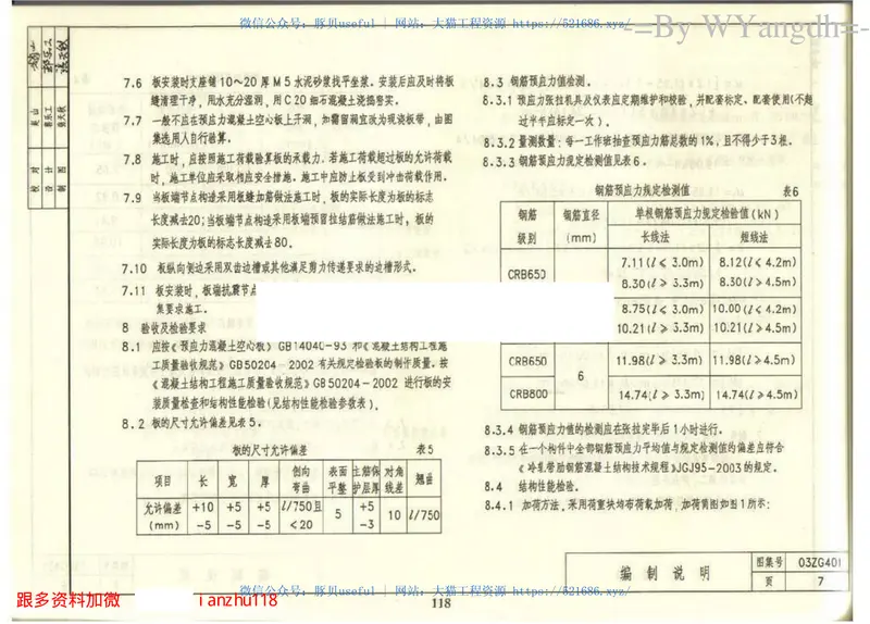 03ZG401预应力混凝土空心板 预览图