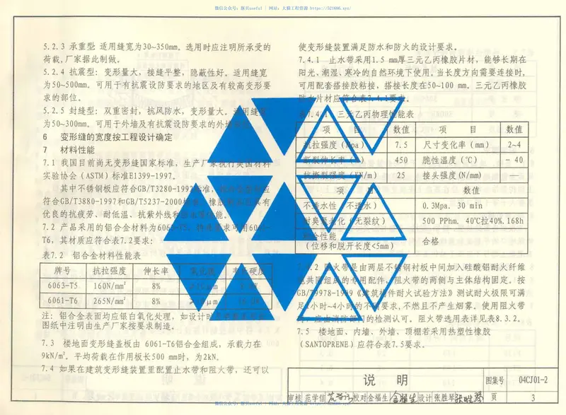 04CJ01-2变形缝建筑构造（二） 预览图