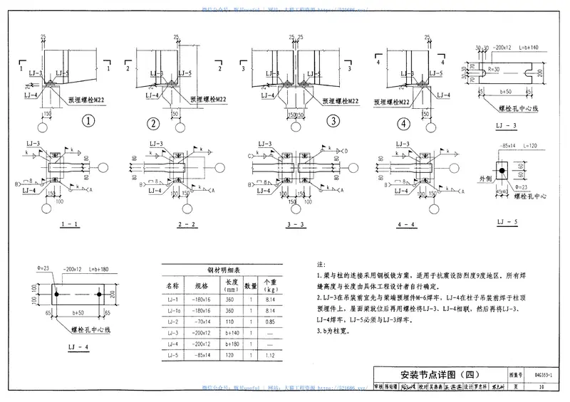04G353-1钢筋混凝土屋面梁 预览图