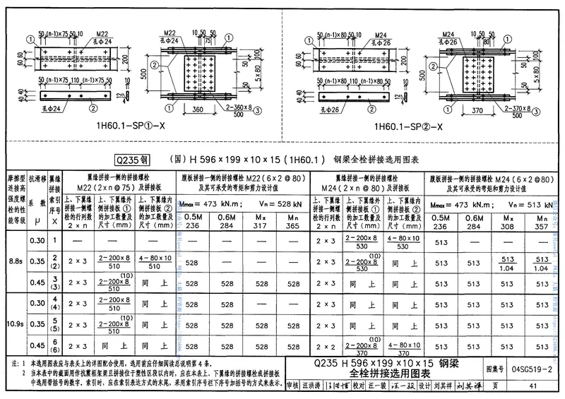 04SG519-2多高层建筑钢结构节点连接 预览图