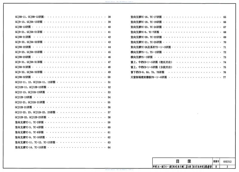 05G512钢天窗架 预览图