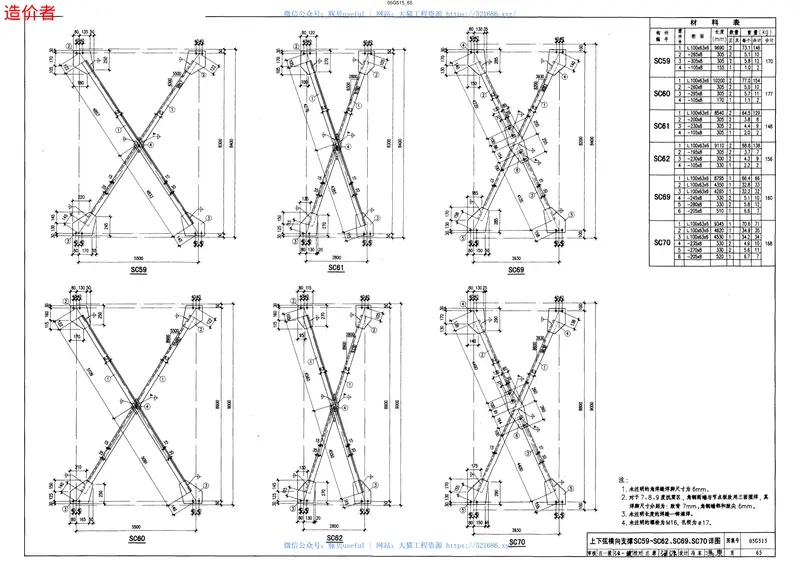05G515(轻型屋面梯形钢屋架) 预览图