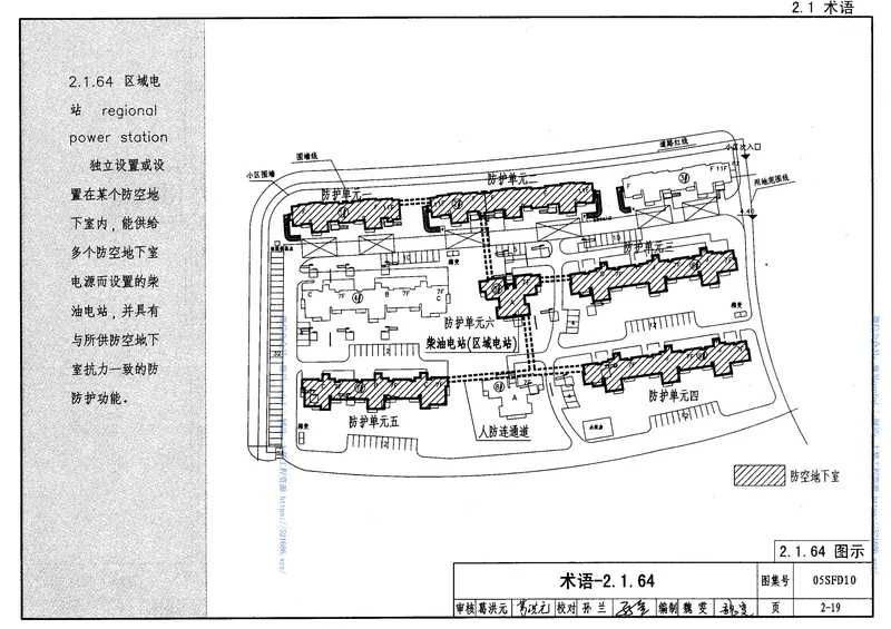05SFD10《人防防空地下室设计规范》图示电气专业 预览图