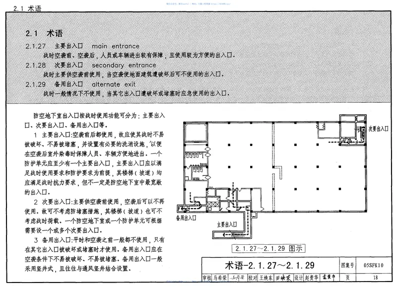05SFK10《人民防空地下室设计规范》图示通风专业 预览图