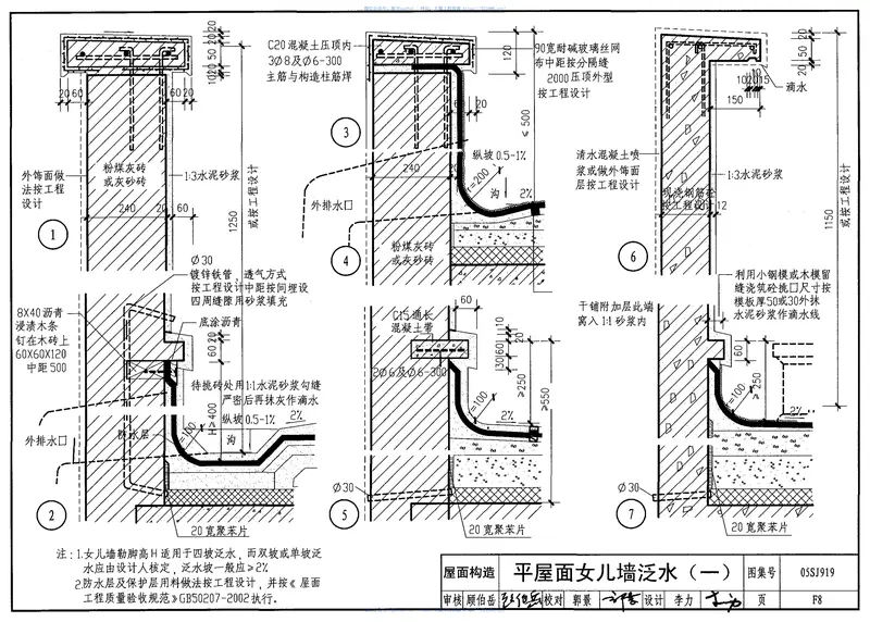 05SJ919小城镇住宅建筑构造 预览图