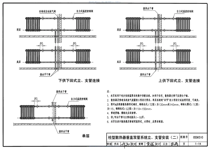 05SK510小城镇住宅采暖通风设备选用与安装 预览图