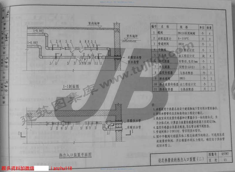 05YN7集中采暖住宅分户热计量系统设计与安装(河南) 预览图