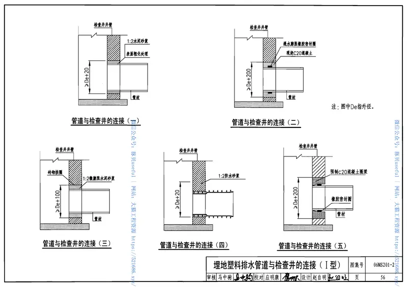 06MS201-2埋地塑料排水管道施工 预览图
