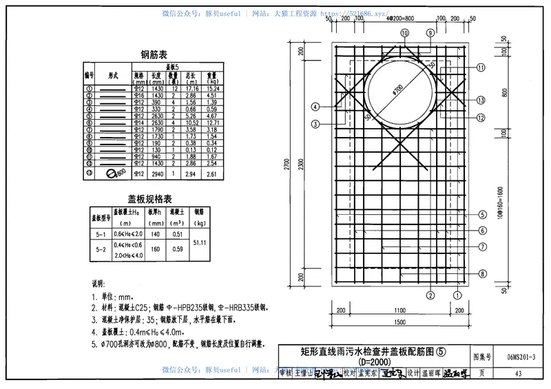 06MS201-3排水检查井 预览图