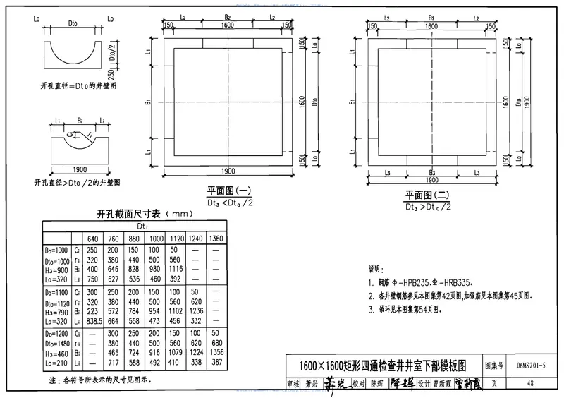 06MS201-5预制装配式钢筋混凝土排水检查井 预览图