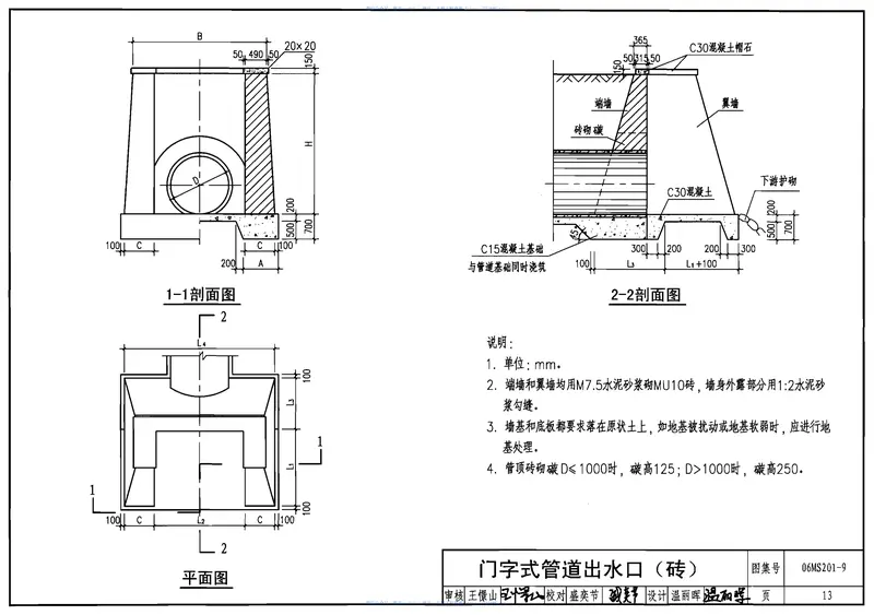 06MS201-9排水管道出水口 预览图