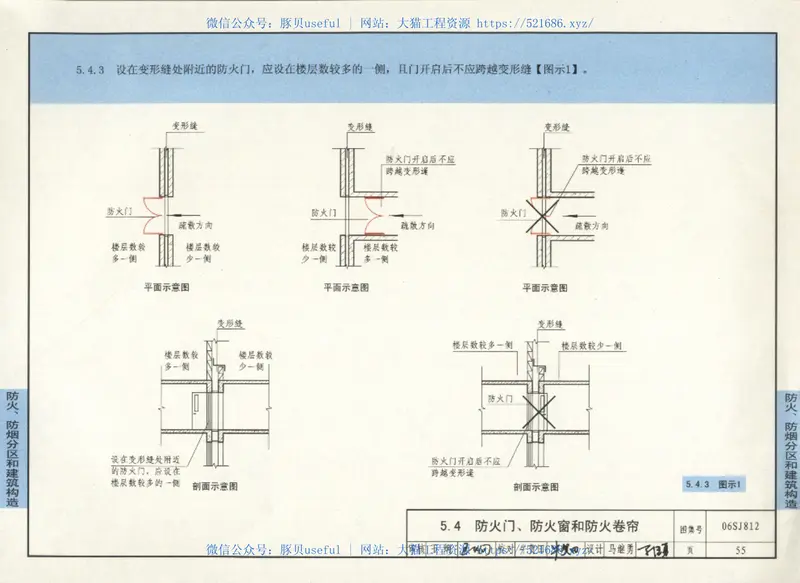 06SJ812《高层民用建筑设计防火规范》图示 预览图