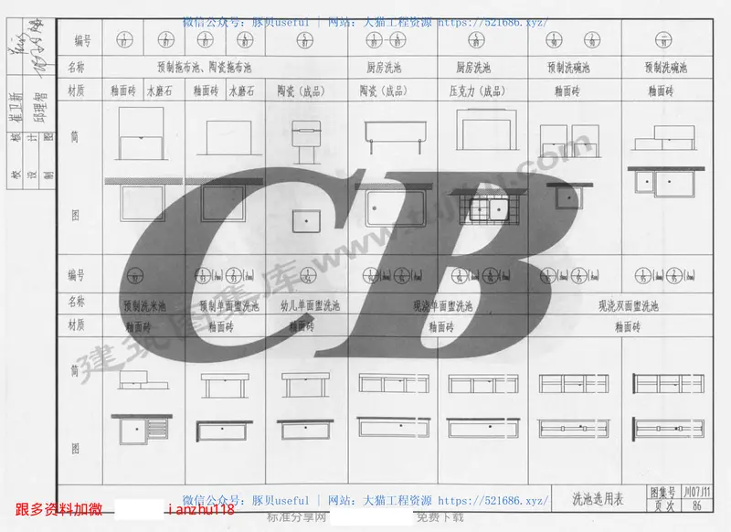 川07J11卫生、洗涤设施 预览图