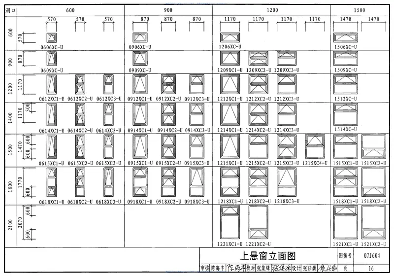 07J604未增塑聚氯乙烯(PVC-U)塑料门窗 预览图