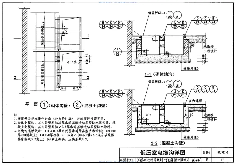 07J912-1变配电所建筑构造 预览图