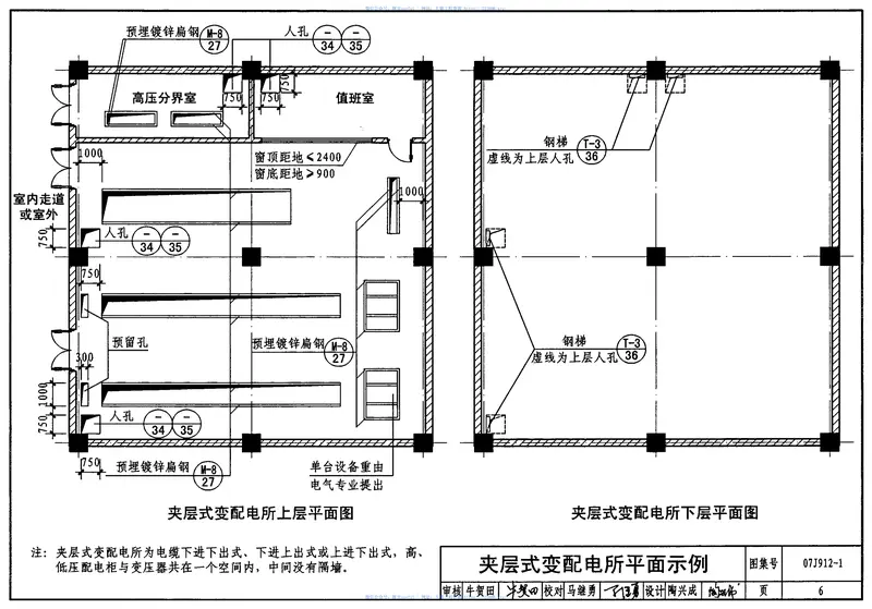 07J912-1变配电所建筑构造 预览图