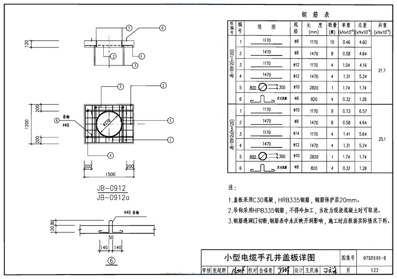 07SD101-8电力电缆井设计与安装 预览图