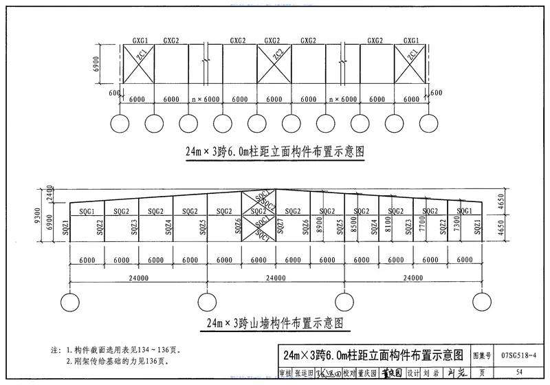 07SG518-4多跨门式刚架轻型房屋钢结构(无吊车) 预览图