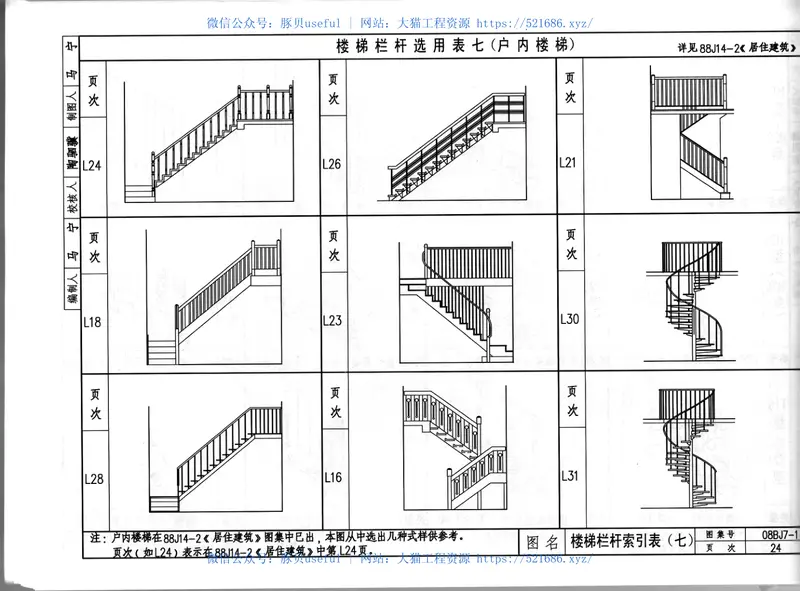 08BJ7-2(88J)钢梯(2006)003 预览图