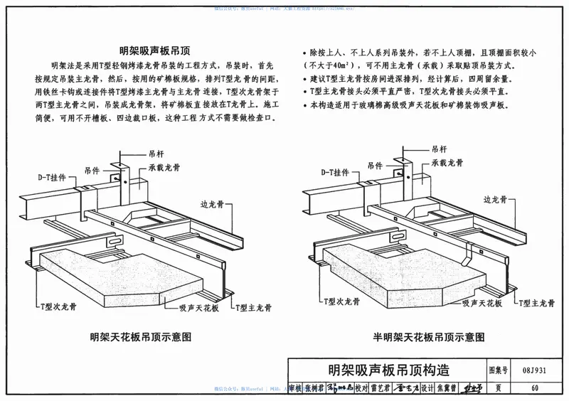 08J931建筑隔声与吸声构造 预览图