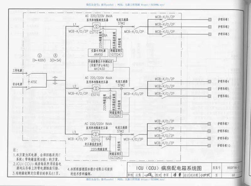 08SD706-2医疗场所电气设计与设备安装 预览图