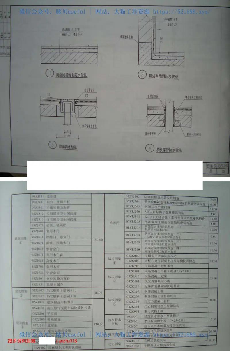 08ZTJ207新型防水材料建筑构造(一)科顺系列防水材料 预览图