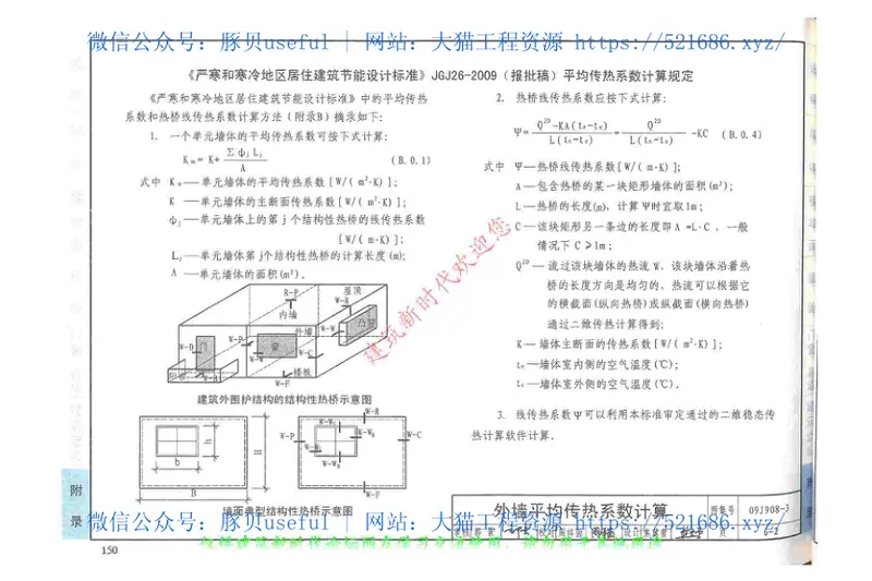 09J908-3建筑围护结构节能工程做法及数据(有水印) 预览图