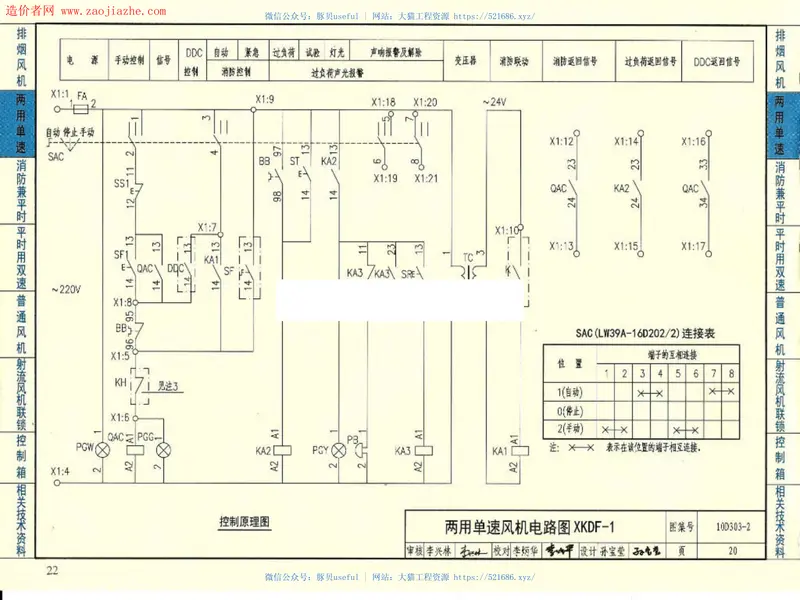 10D303-2(替代99D303-2)常用风机控制电路图 预览图