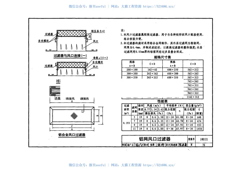 10K121风口选用与安装(含更正说明) 预览图