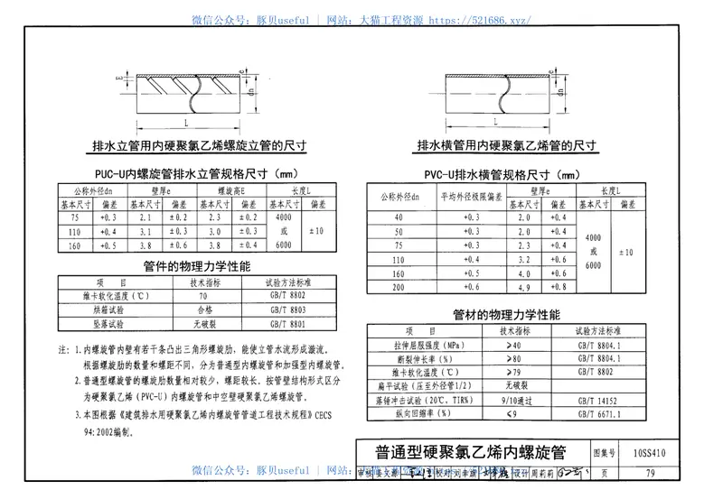 10SS410建筑特殊单立管排水系统安装图集 预览图