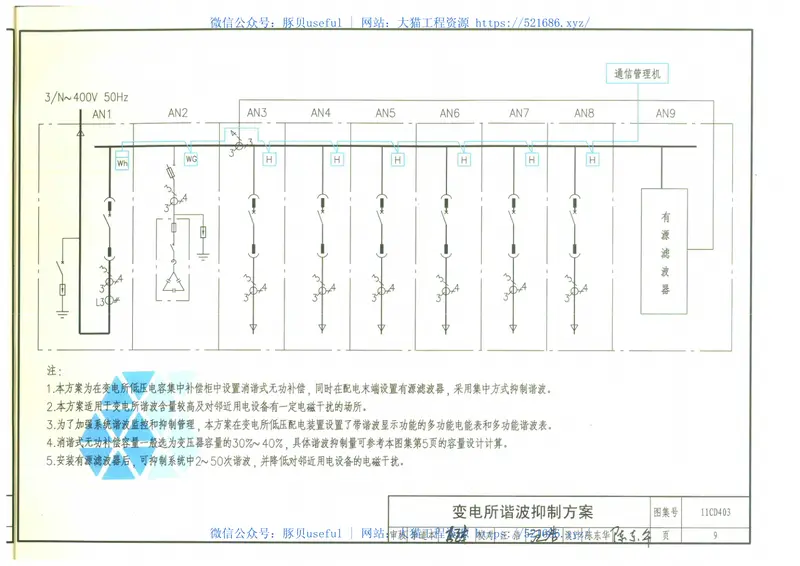 11CD403低压配电系统谐波抑制及治理 预览图