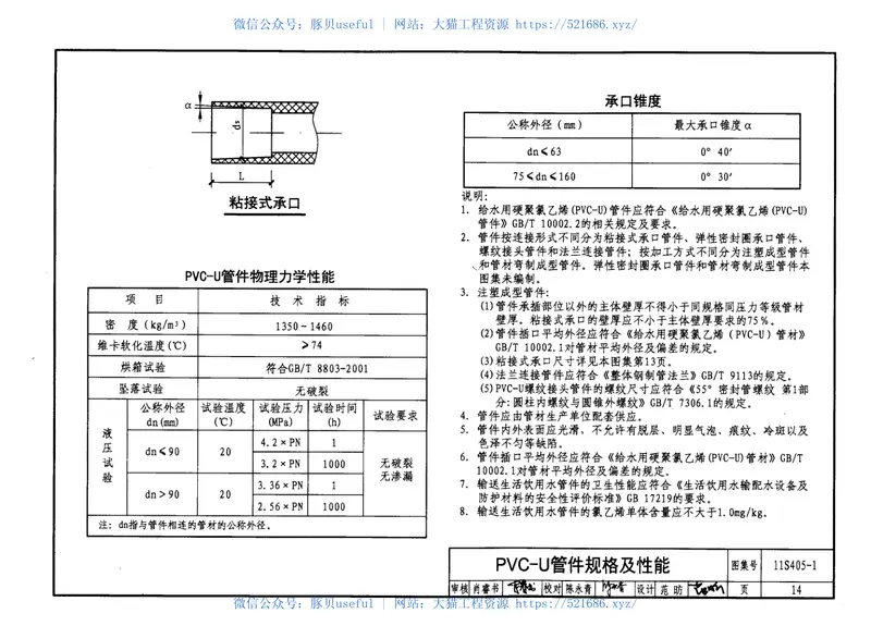 11S405-1建筑给水氯乙烯类塑料管道安装 预览图