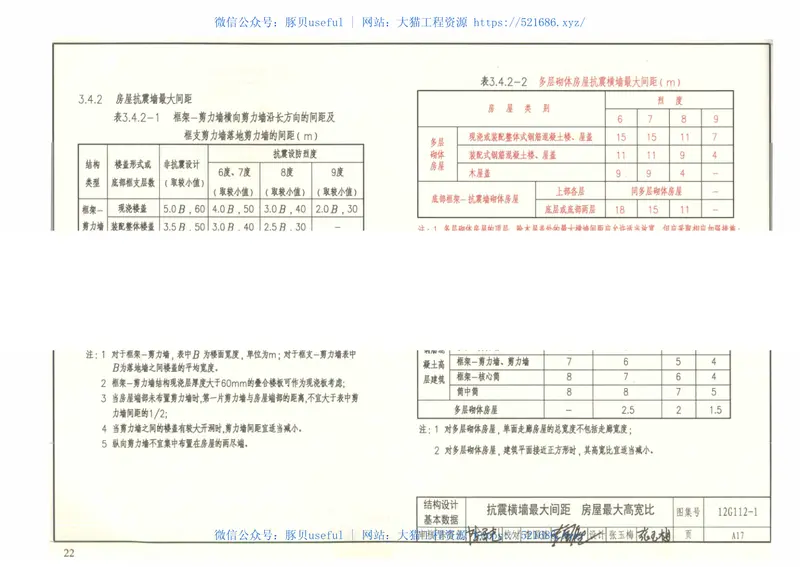 12G112-1建筑结构设计常用数据(含更正说明) 预览图