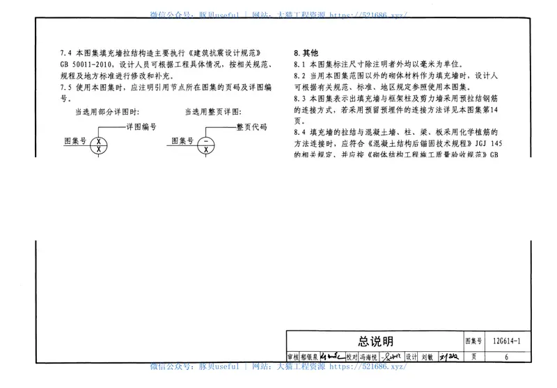 12G614-1砌体填充墙结构构造 预览图