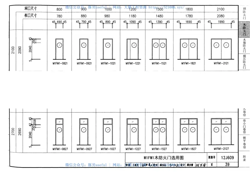12J609防火门窗图集 预览图