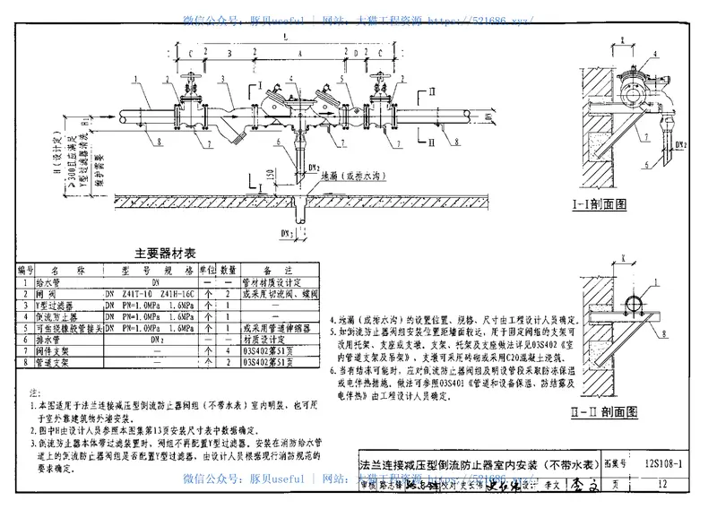 12S108-1倒流防止器选用及安装 预览图