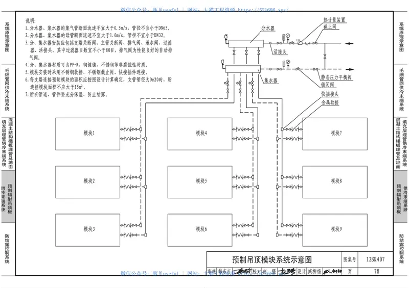 12SK407辐射供冷末端施工安装 预览图