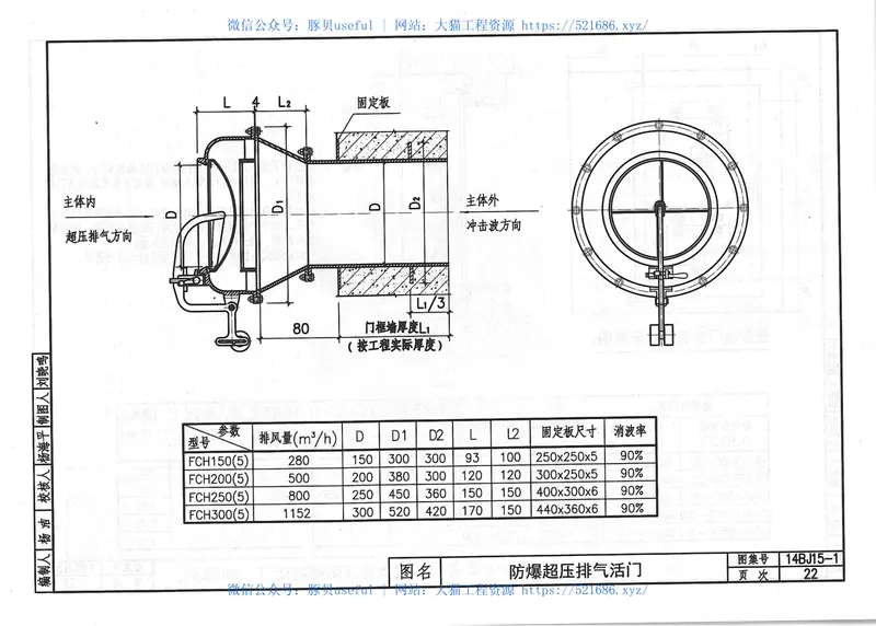 14BJ15-1人防工程防护设备优选图集 预览图
