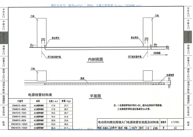 15J001围墙大门 预览图