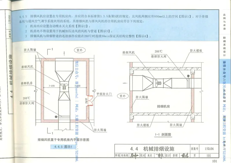 15K606《建筑防烟排烟系统技术标准》图示 预览图