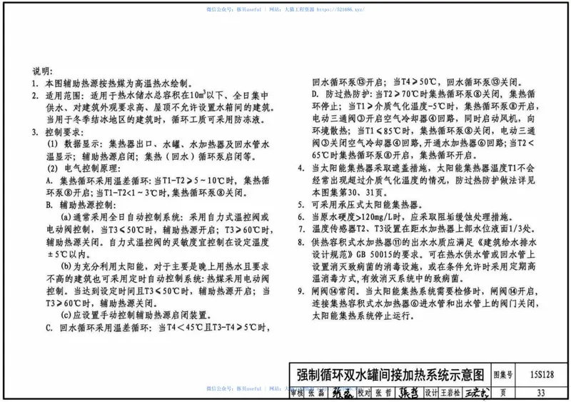 15S128太阳能集中热水系统选用与安装 预览图