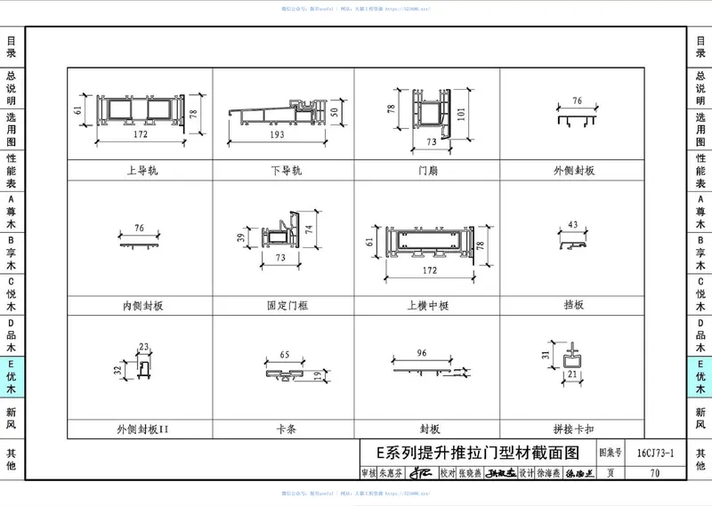 16CJ73-1铝木复合节能门窗-瑞明铝木复合门窗系统 预览图