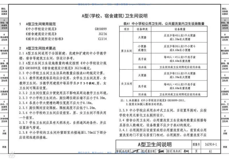 16J914-1公用建筑卫生间 预览图