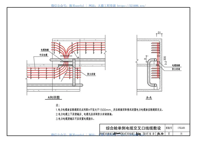 17GL601综合管廊缆线敷设与安装 预览图